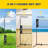 17 ft Portable Height Adjustable Badminton Pickleball Volleyball Net Set