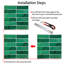 10Pcs Peel and Stick 2.5mm Backsplash Tiles