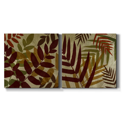 «Spice Shimmering Light I», ensemble de 2 reproductions d'art sur toile tendue
