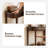 37"W Traditional Entryway Solid Wood Console Table with Shelf, Turned Legs