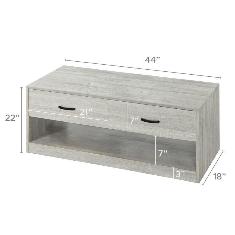 Table basse contemporaine avec rangement