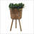 S/3 BAMBOO PLANTERS 11/13/15" NATURAL
