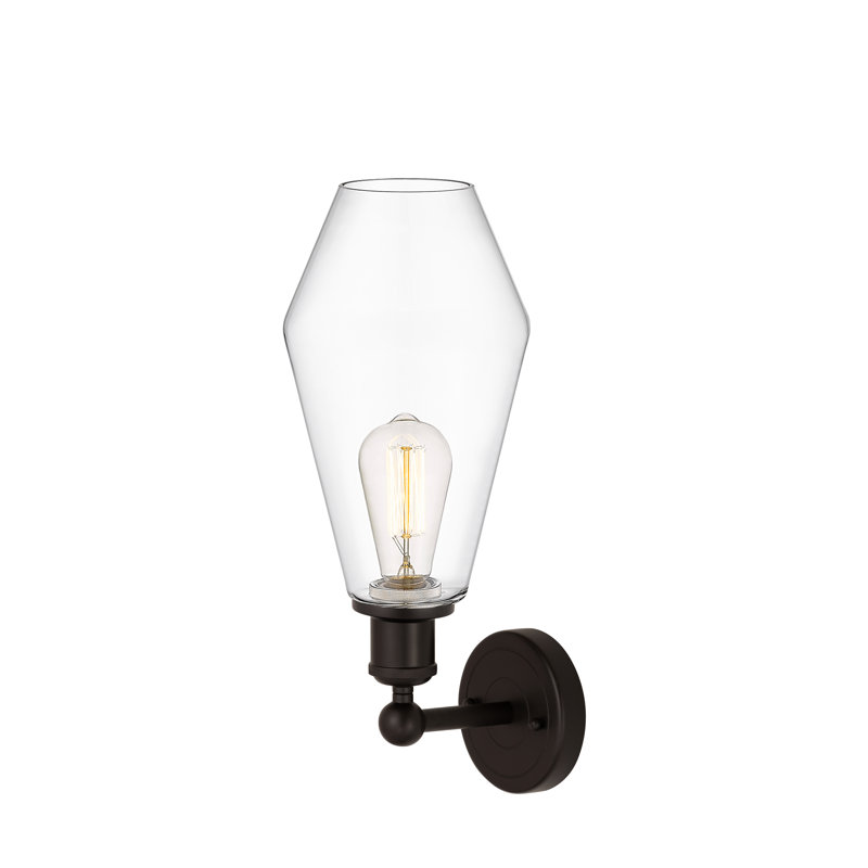 Amylea Armed Sconce, Clear, Oil Rubbed Bronze