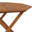 Heim 5-Piece Meranti Wood Patio Dining Set with 35.5" Round Table