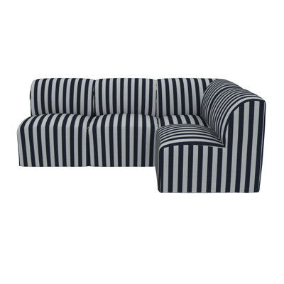 Praia 4-Piece Modular Upholstered Patio Sectional