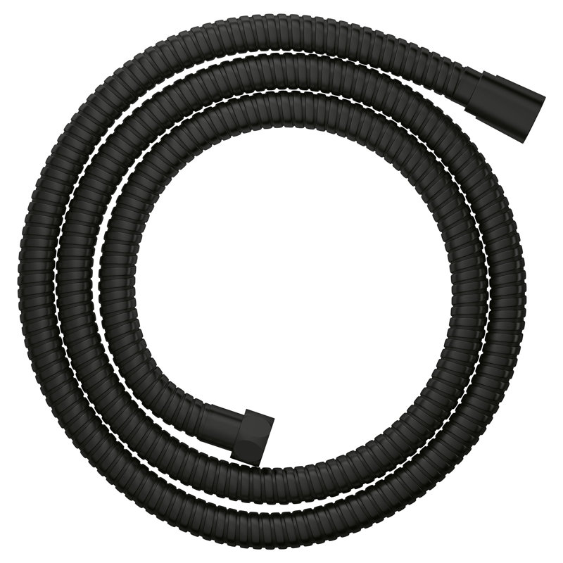 Twist-Free Metal Shower Hose, Matte Black
