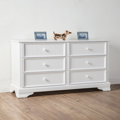 Fanton Transitional Dresser, White by Lark Manor