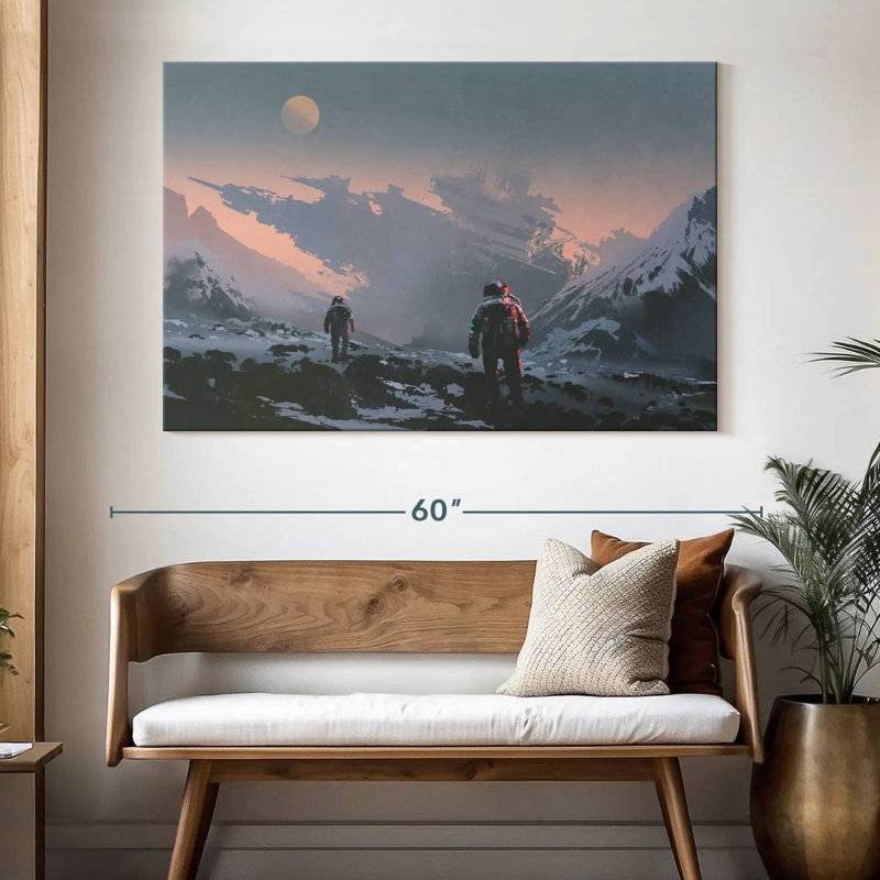 Oberle Astronauts, 34" H x 51" W