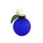 Cipola European Art Glass Vase Blue
