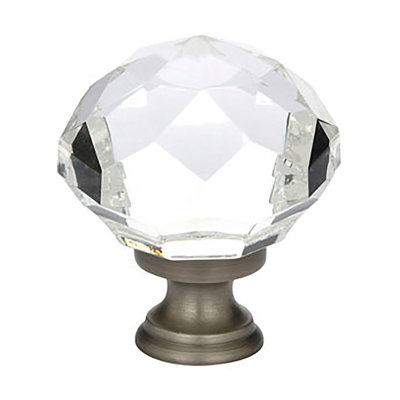 Emtek Diamond Glass Cabinet Knob