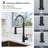 WOWOW Pull Out Kitchen Faucet-105227325