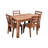 Kanwal Extendable Solid Wood Dining Table-835837701