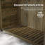 3 ft. 5 in. W x 2 ft. D Solid Wood Pent Storage Shed