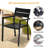 Cademon 4 - Person Aluminum Rectangular Extendable Outdoor Dining Set with Stacking Chairs-166406287