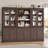 Wooden Bookcase Set, White Or Brown-939666104