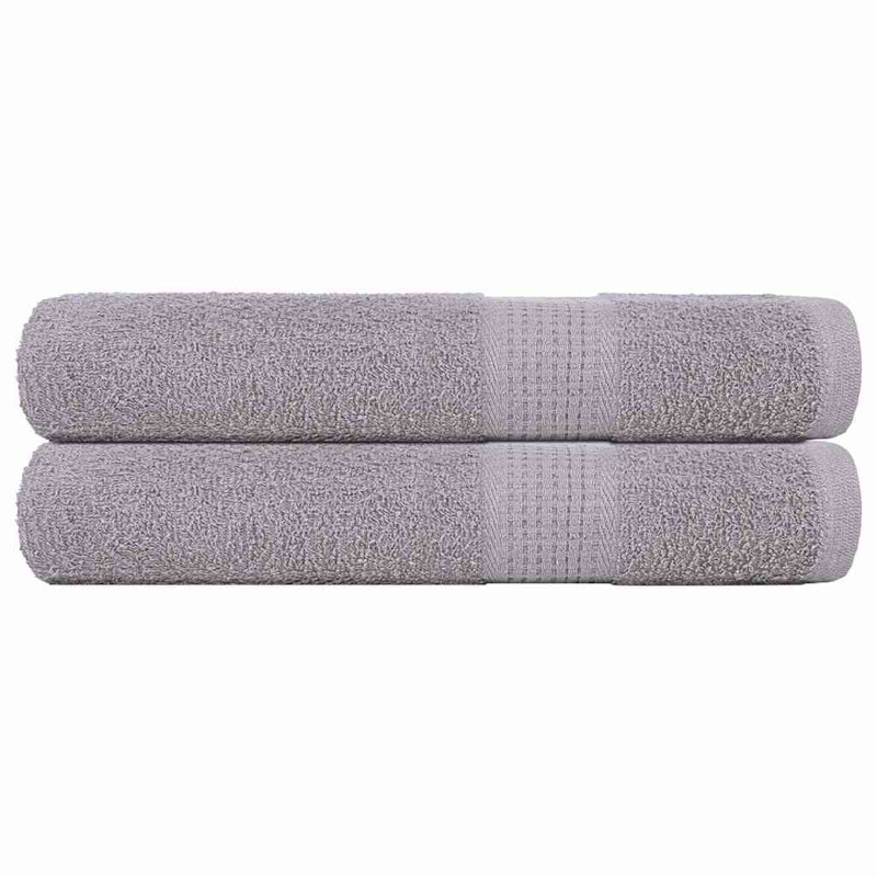 Samatar 100% Cotton Bath Towel, Grey