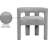 Cedernier Boucle Dining Armchair-66909411