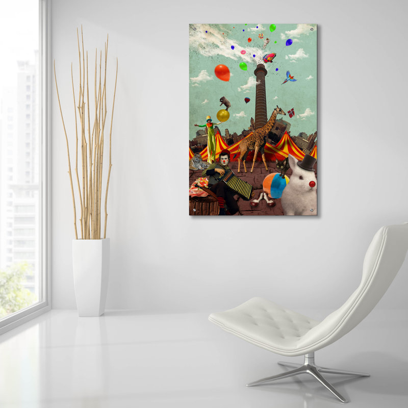 Circus' by Elo Marc, Acrylic, 36" H x 24" W x 0.2" D