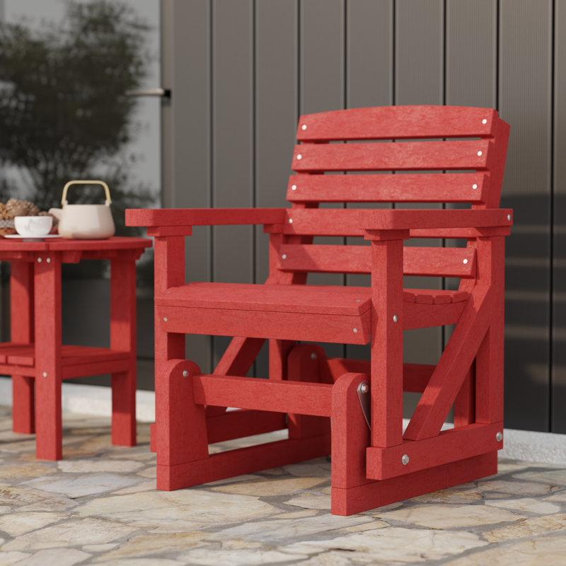 Fauteuil oscillant classique classique, Cardinal rouge