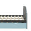 Lit de jour en bois double - Lit gigogne simple, bureau et ports de chargement USB inclus-80921753