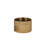 Gold Steel Ice Bucket Small Double Wall