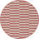 Ingiburgh Striped Red/Ivory Indoor/Outdoor Area Rug