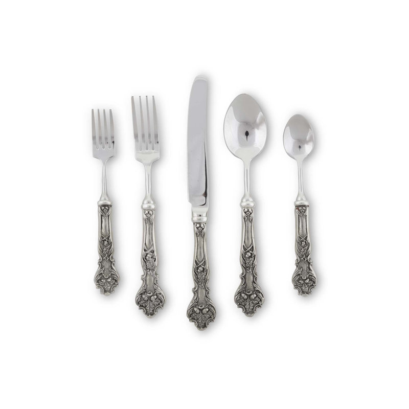 Majestic Forest 5 - Piece Stainless Steel Flatware Set - Service for 1