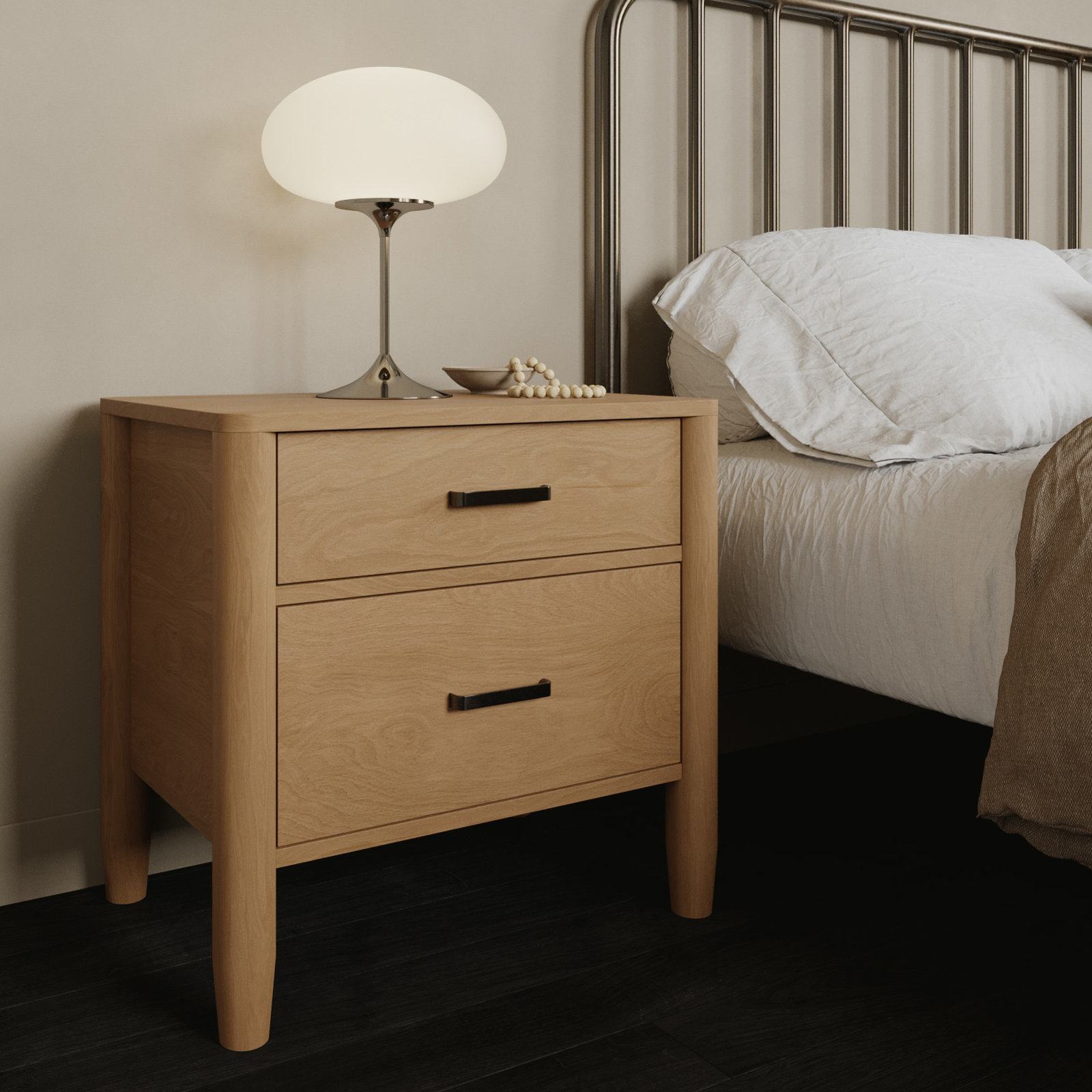 Dawes 26" Nightstand In Enhanced Natural Oak
