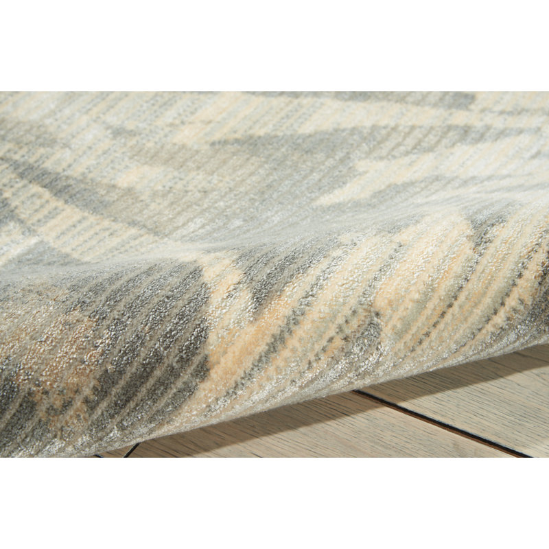 Maya Viscose Floral Indoor Rug, Rectangle 7'6" x 10'6"