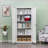 Cabinets with Adjustable Shelves &amp; Lockable Doors | Off-White Steel | Home/Office-1189686814