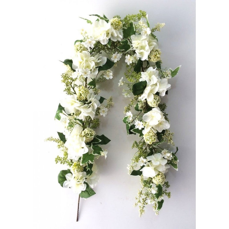 Hydrangeas And Greenery Garland