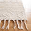 Tapis en laine / coton tissé à la main Angadveer de couleur ivoire / beige-2092742153
