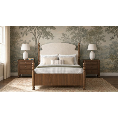 Grand lit tapissier Camellia