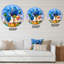 Paysage coloré impressionniste I - horloge murale moderne-60327263