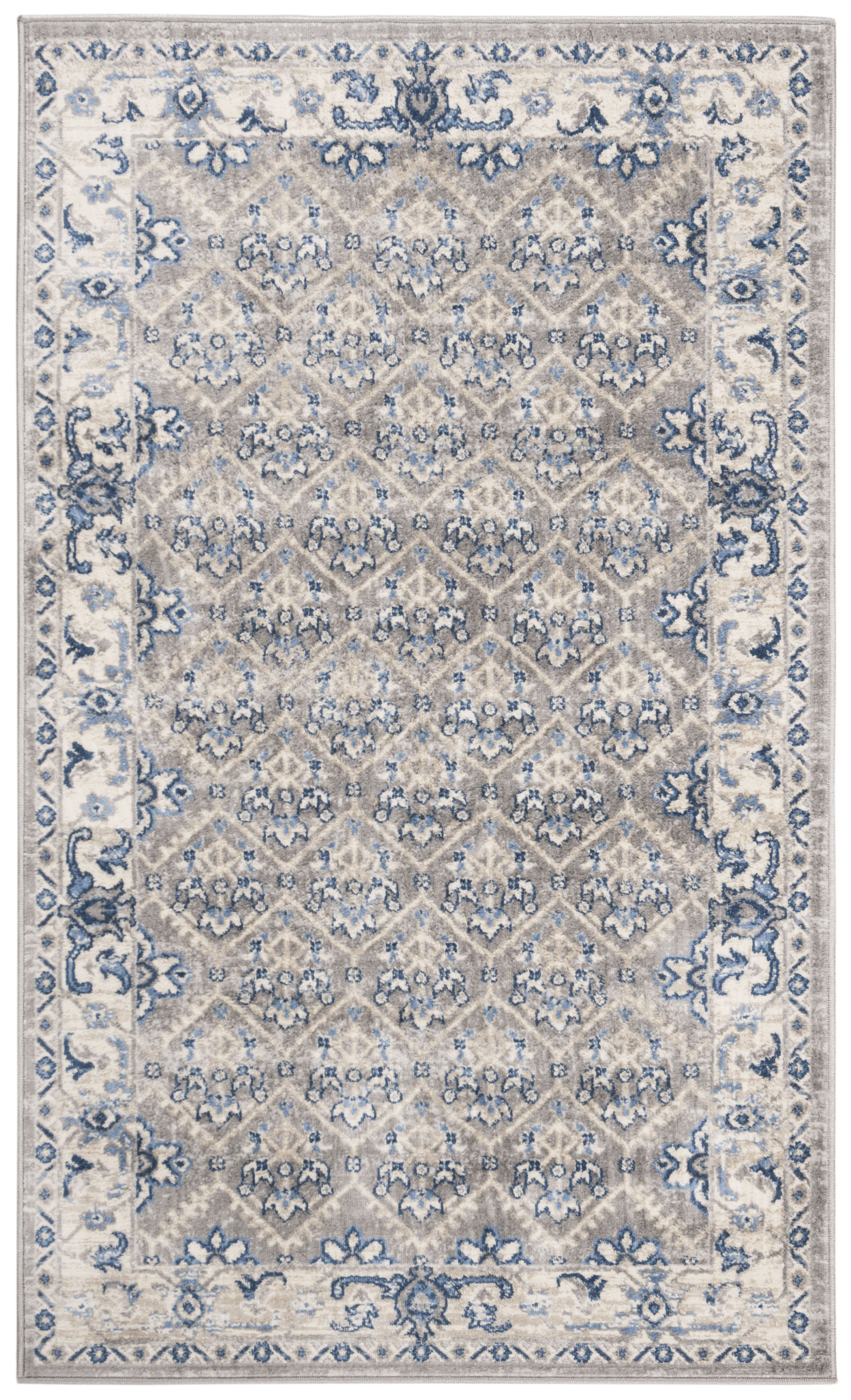 Kelly Clarkson Home Carmen Light Grey/Blue Area Rug & Reviews Wayfair