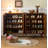 62.99" Brown Rectangular Solid Wood Shoe Storage