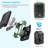 Portable Waist Fan with Digital Display 3 Speeds USB Rechargeable Clip On Fan-99274478