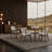 Capri 5-Piece Modern Dining Room Set With Curved Back Chairs-1091417639