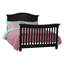 Lit de bébé convertible 4-en-1 Glendale brun anthracite