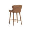 EVORA Upholstered Stool with Metal Frame