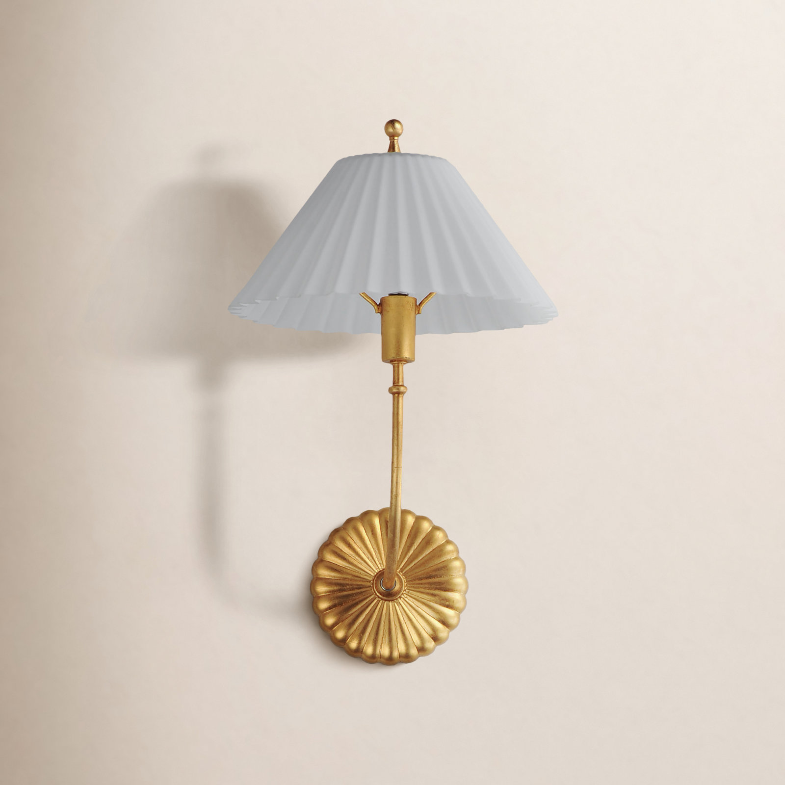Gazania Single Light Glass Dimmable Wallchieres