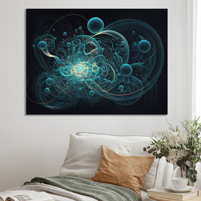 " Turquoise Galactic Superstring Space Harmony "