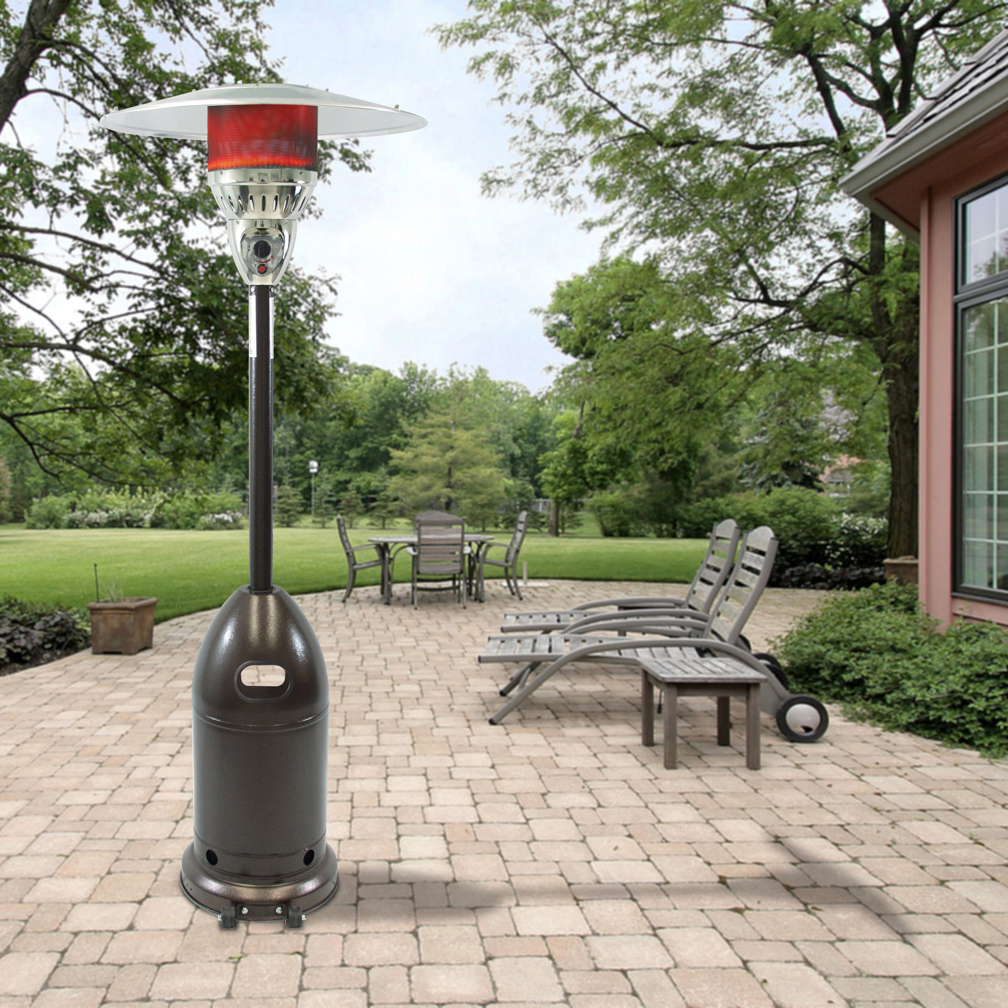 Dyna-Glo 48,000 BTU Propane Patio Heater u0026 Reviews | Wayfair
