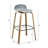 Brees Counter Stool with Metal Frame-1061402516