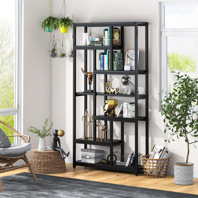 Bibliothèque géométrique en fer H 78,74 po x l 39,37 po Dabriyon