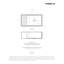 Fireclay Reversible Sink with Integral Drainboard and Decorative 2 ½" Lip on Both Sides-838176955