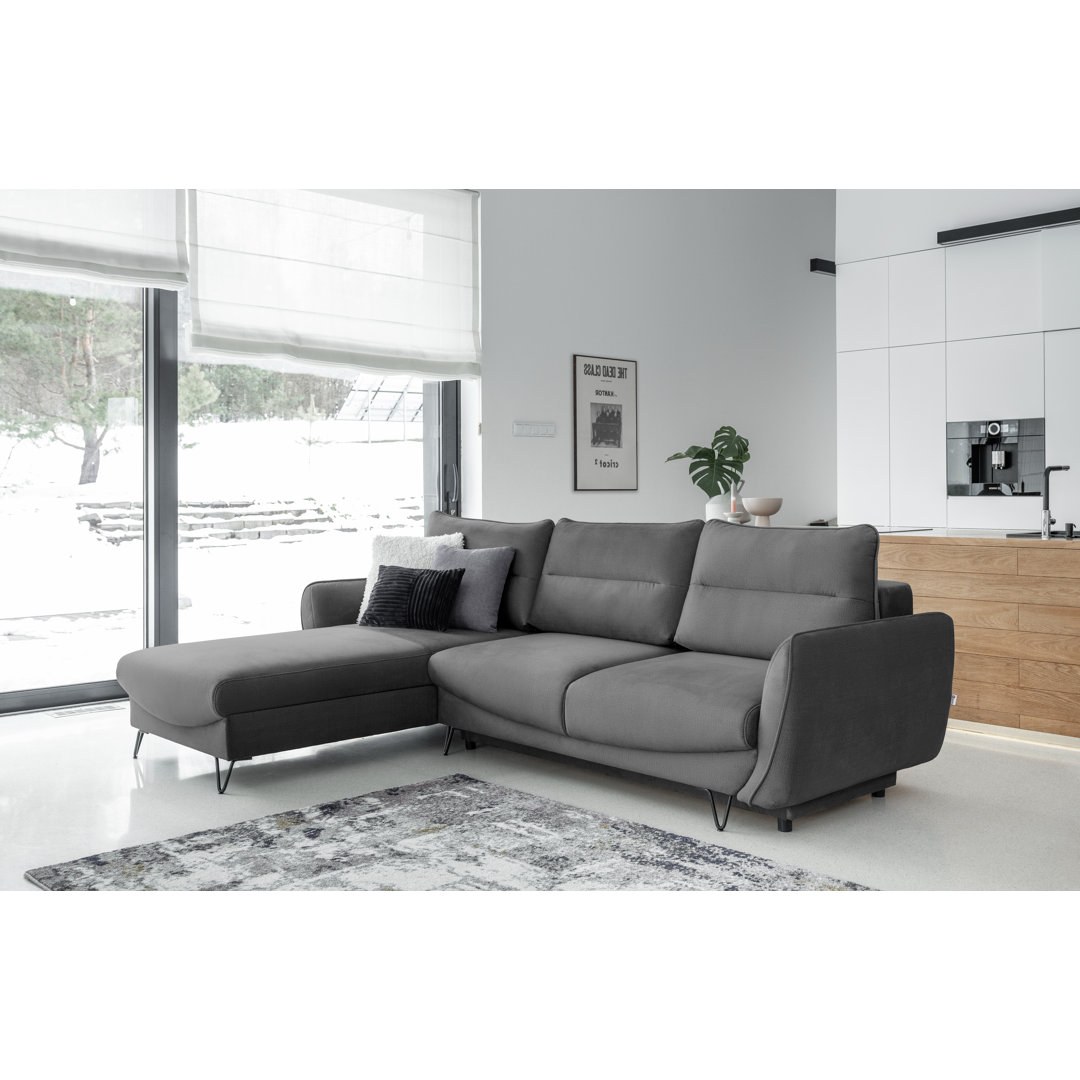 Ecksofa Stormstown mit Bettfunktion