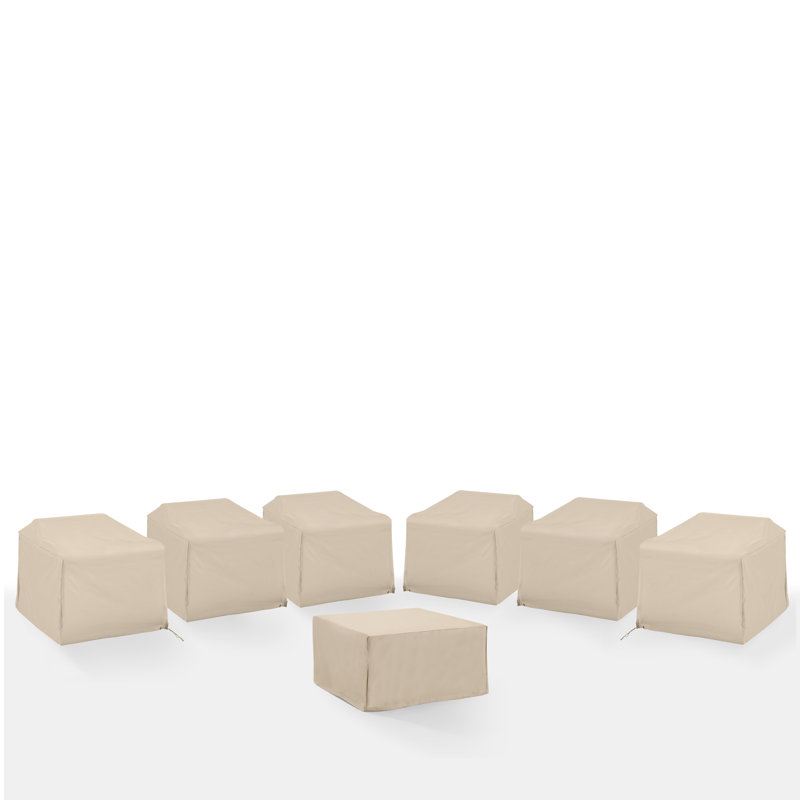 Furniture Covers Outdoor Conversation Set Cover, Tan