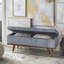 Banc de rangement à couvercle rabattable Nannie-652670590
