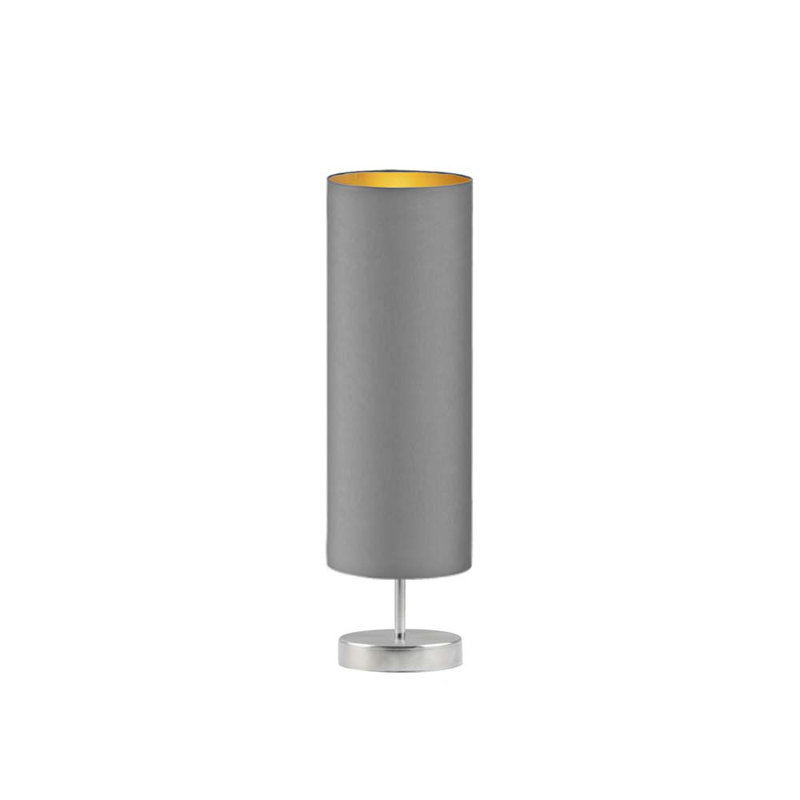 Genette Metal Desk Lamp, Grey/Light Grey